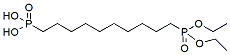 Molecular structure of the compound: [10-(Diethoxy-phosphoryl)-decyl]-phosphonic acid