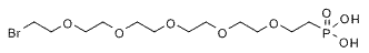 Molecular structure of the compound: Bromo-PEG5-phosphonic acid