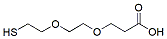 Molecular structure of the compound: Thiol-PEG2-acid
