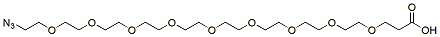 Molecular structure of the compound: Azido-PEG9-acid