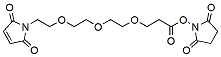 Molecular structure of the compound: Mal-PEG3-NHS ester