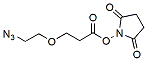 Molecular structure of the compound: Azido-PEG1-NHS ester