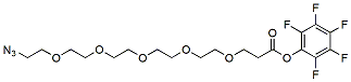 Molecular structure of the compound: Azido-PEG5-PFP ester