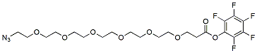 Molecular structure of the compound: Azido-PEG6-PFP ester