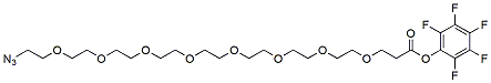 Molecular structure of the compound: Azido-PEG8-PFP ester