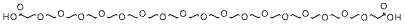Molecular structure of the compound: Bis-PEG17-acid