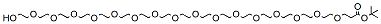 Molecular structure of the compound: Hydroxy-PEG16-t-butyl ester