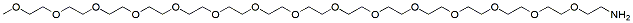Molecular structure of the compound: m-PEG15-amine
