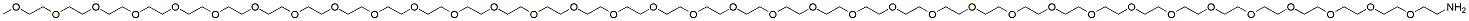 Molecular structure of the compound: m-PEG36-amine