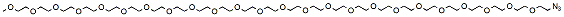 Molecular structure of the compound: m-PEG24-azide