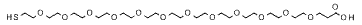 Molecular structure of the compound: Thiol-PEG12-acid