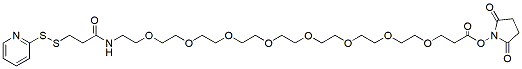 Molecular structure of the compound: SPDP-PEG8-NHS ester