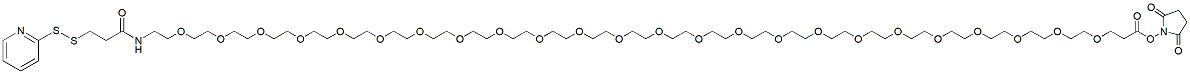 Molecular structure of the compound: SPDP-PEG-24-NHS ester