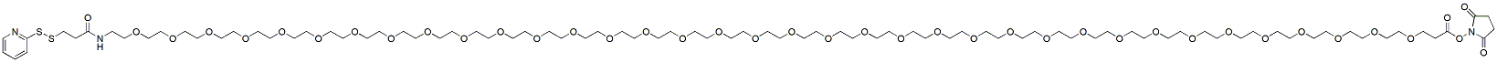 Molecular structure of the compound: SPDP-PEG36-NHS ester
