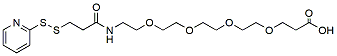 Molecular structure of the compound: SPDP-PEG4-acid