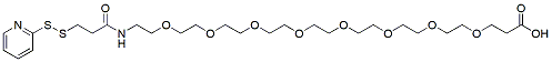 Molecular structure of the compound: SPDP-PEG8-acid