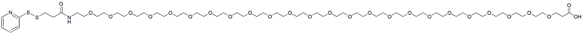Molecular structure of the compound: SPDP-PEG24-acid