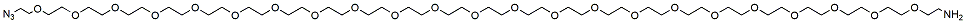 Molecular structure of the compound: Azido-PEG23 amine