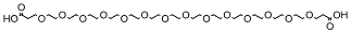 Molecular structure of the compound: Bis-PEG14-acid