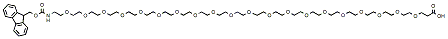 Molecular structure of the compound: Fmoc-N-amido-PEG20-acid
