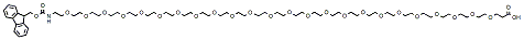 Molecular structure of the compound: Fmoc-N-amido-PEG24-acid