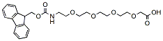 Molecular structure of the compound: Fmoc-NH-PEG4-CH2COOH
