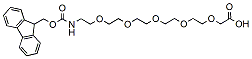 Molecular structure of the compound: Fmoc-NH-PEG5-CH2COOH