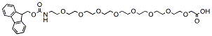 Molecular structure of the compound: Fmoc-NH-PEG8-CH2COOH
