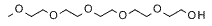 Molecular structure of the compound: m-PEG5-alcohol