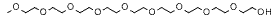 Molecular structure of the compound: m-PEG9-alcohol