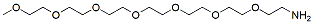 Molecular structure of the compound: m-PEG7-amine