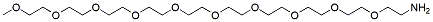 Molecular structure of the compound: m-PEG10-amine