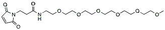 Molecular structure of the compound: m-PEG6-Mal