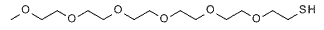 Molecular structure of the compound: m-PEG6-thiol