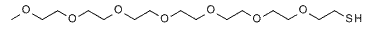 Molecular structure of the compound: m-PEG7-thiol