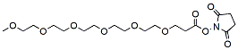 Molecular structure of the compound: m-PEG6-NHS ester