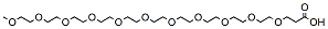 Molecular structure of the compound: m-PEG11-acid