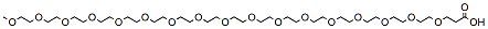 Molecular structure of the compound: m-PEG17-acid