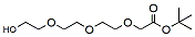 Molecular structure of the compound: Hydroxy-PEG3-CH2CO2tBu