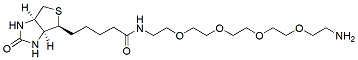 Molecular structure of the compound: Biotin-PEG4-amine