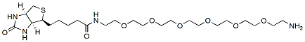 Molecular structure of the compound: Biotin-PEG6-amine