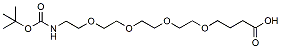 Molecular structure of the compound: t-Boc-N-amido-PEG4-(CH2)3CO2H