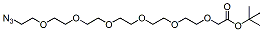 Molecular structure of the compound: Azido-PEG6-CH2CO2-t-Bu