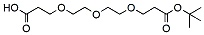 Molecular structure of the compound: Acid-PEG3-t-butyl ester
