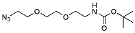 Molecular structure of the compound: t-Boc-N-Amido-PEG2-azide