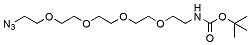 Molecular structure of the compound: t-Boc-N-Amido-PEG4-azide