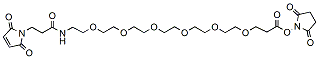 Molecular structure of the compound: Mal-amido-PEG6-NHS