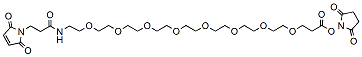 Molecular structure of the compound: Mal-amido-PEG8-NHS