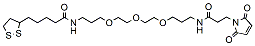 Molecular structure of the compound: Lipoamide-PEG3-Mal