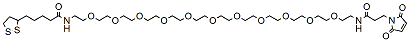 Molecular structure of the compound: Lipoamide-PEG11-Mal